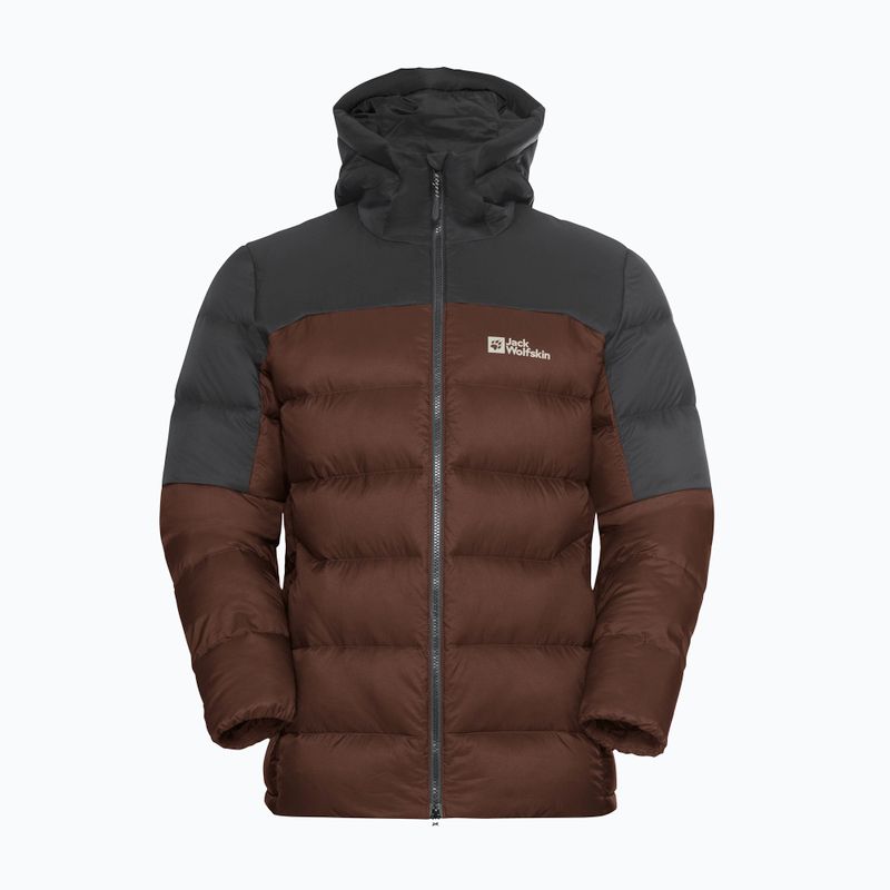 Kurtka puchowa męska Jack Wolfskin Nebelhorn Down Hoody hot choc 7