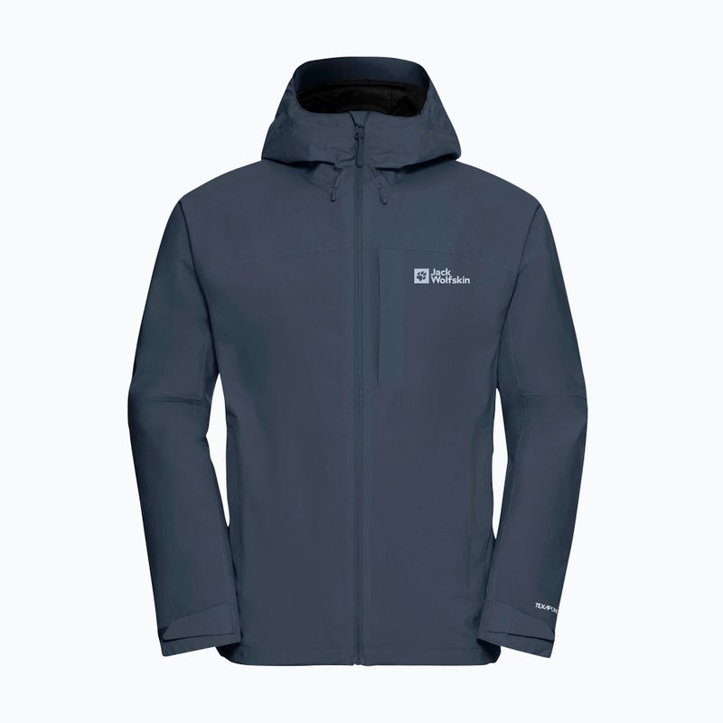 Kurtka przeciwdeszczowa męska Jack Wolfskin Tempest 2l midnight sky 8