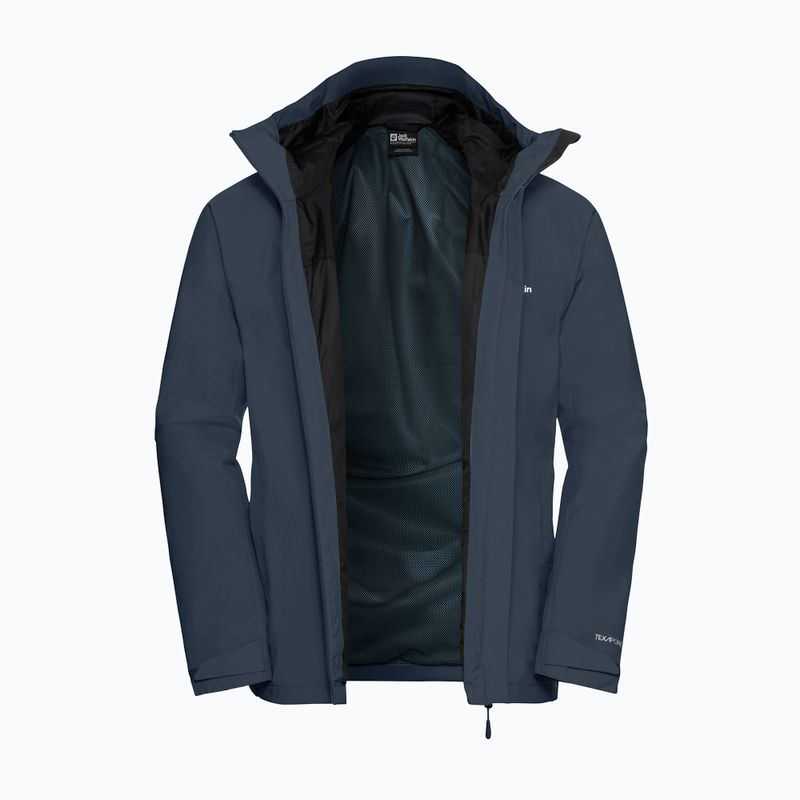 Kurtka przeciwdeszczowa męska Jack Wolfskin Tempest 2l midnight sky 10