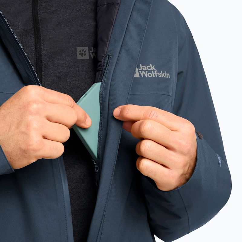 Kurtka ocieplana męska Jack Wolfskin Wisper Ins midnight sky/dark navy 4