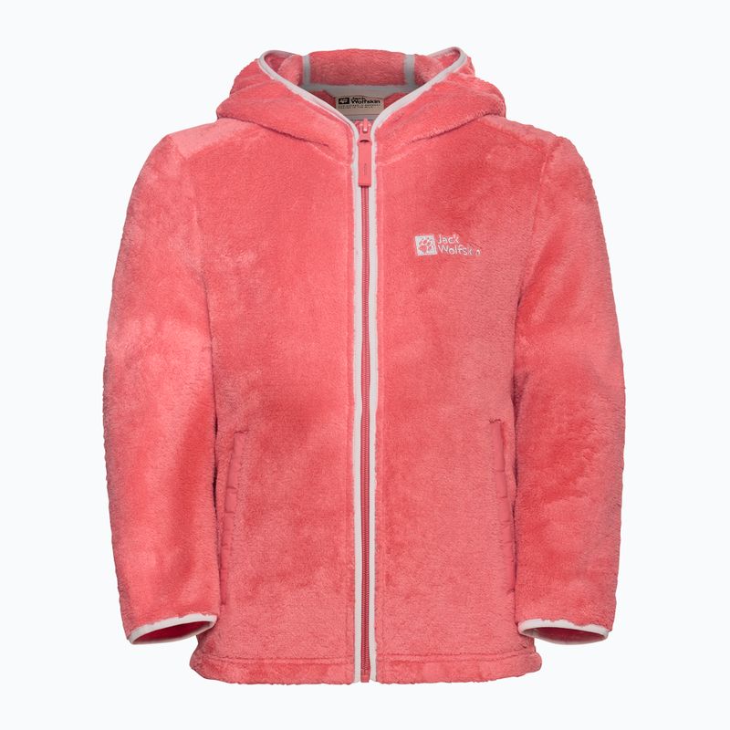 Bluza trekkingowa dziecięca Jack Wolfskin Nepali sunset coral 4