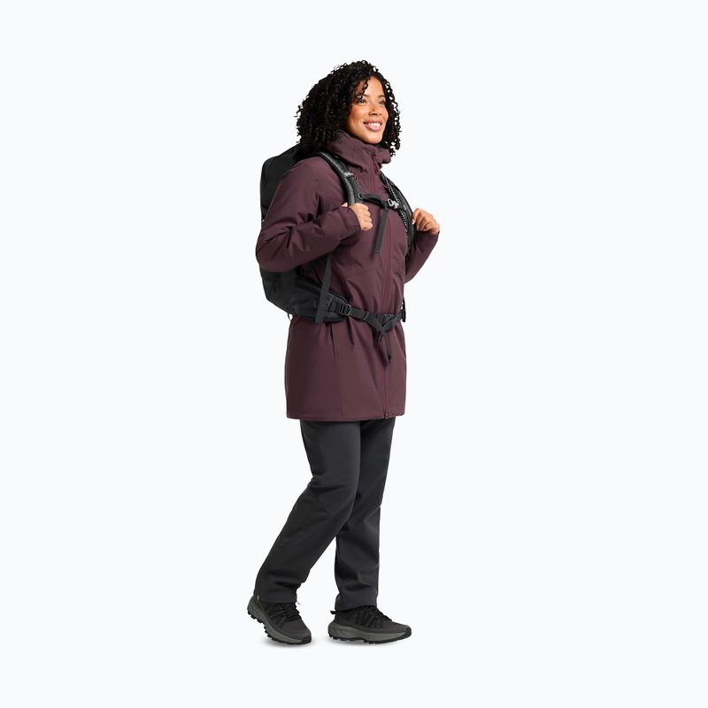 Kurtka przeciwdeszczowa damska Jack Wolfskin Heidelstein Ins amaranth 2