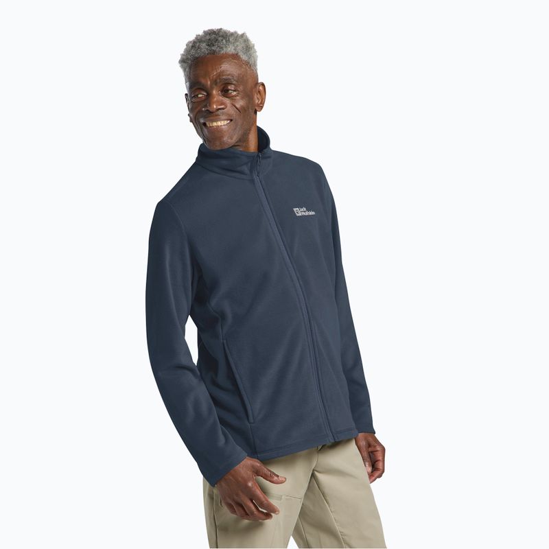 Bluza polarowa męska Jack Wolfskin Taunus Fz midnight sky