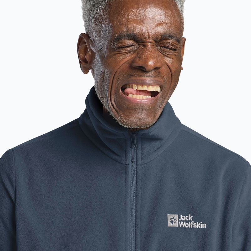 Bluza polarowa męska Jack Wolfskin Taunus Fz midnight sky 4