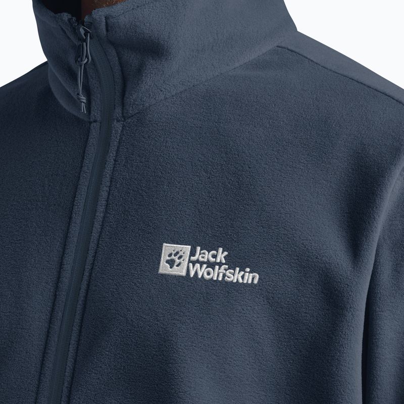Bluza polarowa męska Jack Wolfskin Taunus Fz midnight sky 5