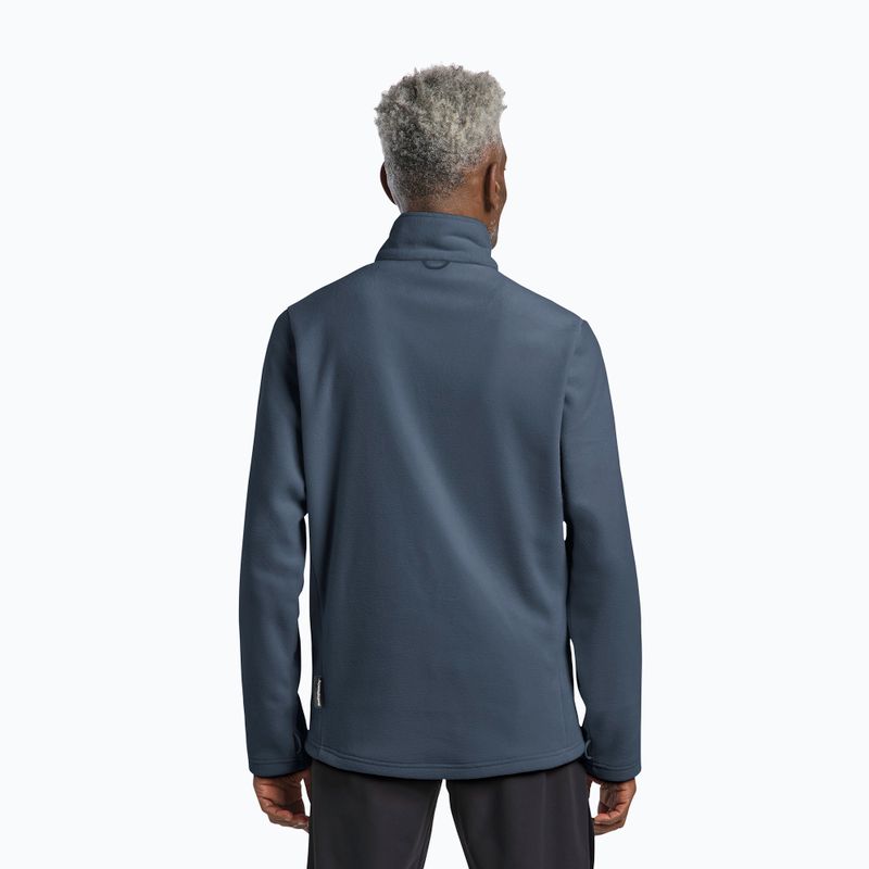 Bluza polarowa męska Jack Wolfskin Winterstein Fz midnight sky 3