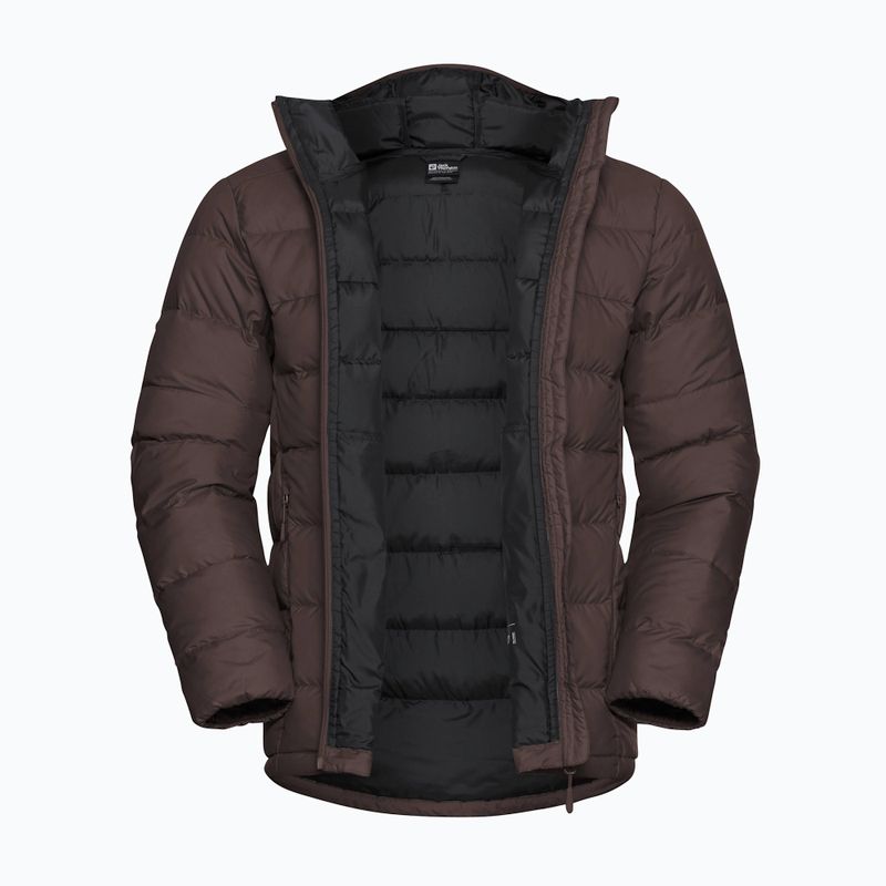 Kurtka puchowa męska Jack Wolfskin Ather Down Hoody peat 9