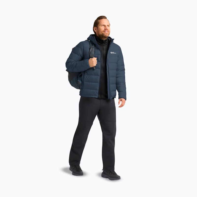 Kurtka puchowa męska Jack Wolfskin Ather Down Hoody midnight sky/dark navy 2