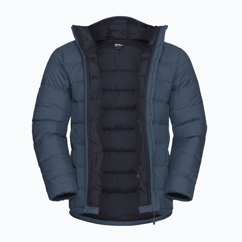 Kurtka puchowa męska Jack Wolfskin Ather Down Hoody midnight sky/dark navy 9