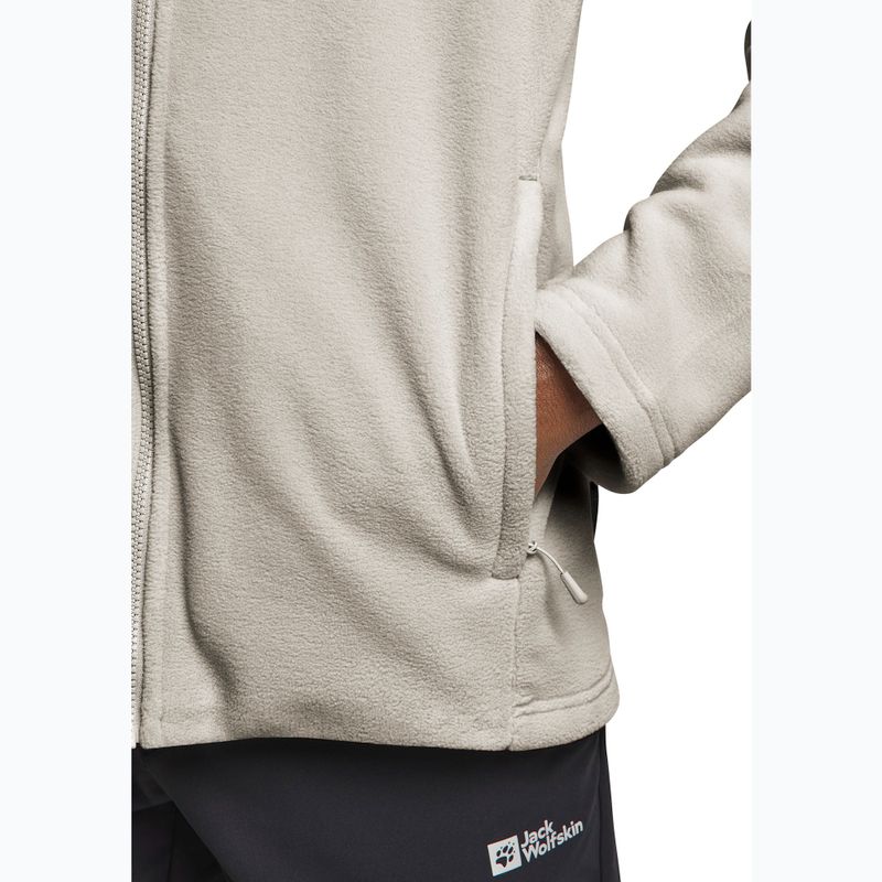 Bluza polarowa męska Jack Wolfskin Winterstein Fz pale sand 5