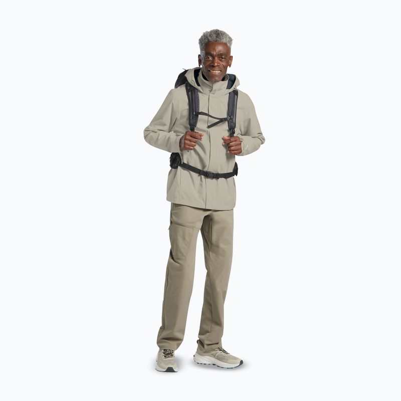 Kurtka przeciwdeszczowa męska Jack Wolfskin Trailtime 2L linen 2
