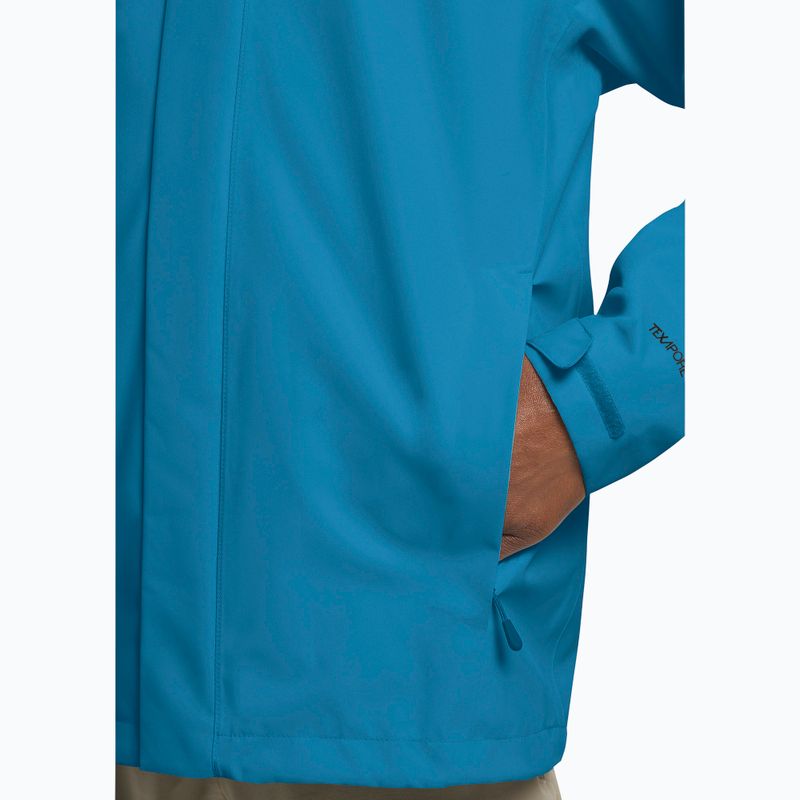 Kurtka przeciwdeszczowa męska Jack Wolfskin Trailtime 2L aurora blue 5