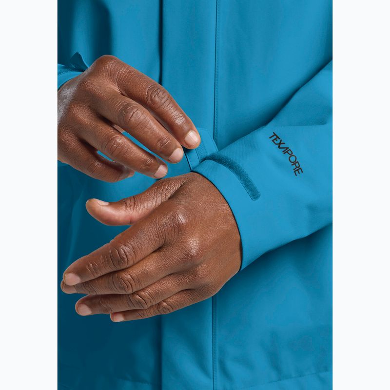 Kurtka przeciwdeszczowa męska Jack Wolfskin Trailtime 2L aurora blue 6