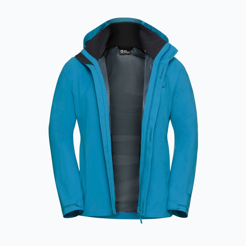 Kurtka przeciwdeszczowa męska Jack Wolfskin Trailtime 2L aurora blue 9