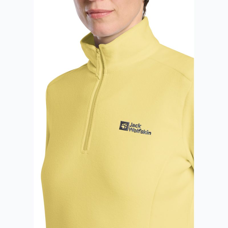 Bluza trekkingowa damska Jack Wolfskin Taunus Hz lemon ice 4