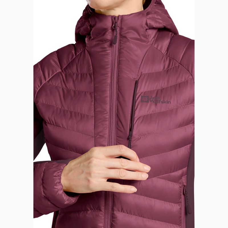 Kurtka ocieplana damska Jack Wolfskin Routeburn Pro Ins raisin 6