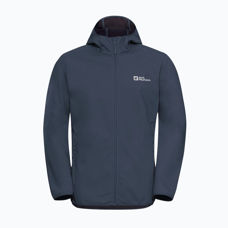 Kurtka softshell męska Jack Wolfskin Bornberg Hoody midnight sky 6