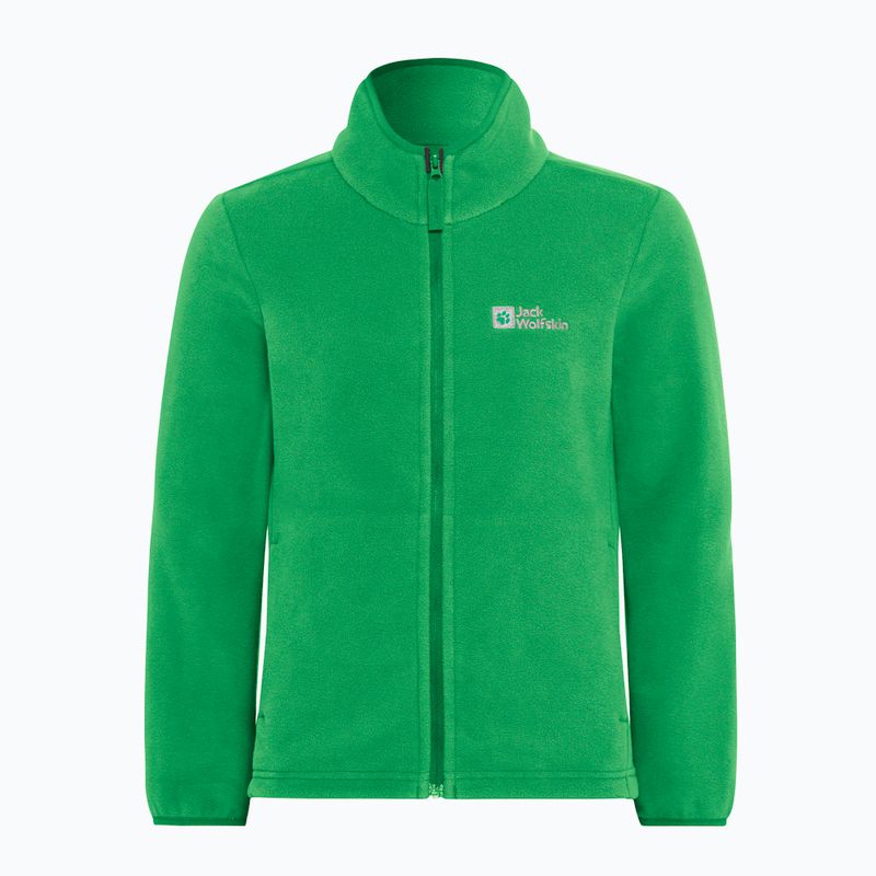 Bluza polarowa dziecięca Jack Wolfskin Taunus mystic green