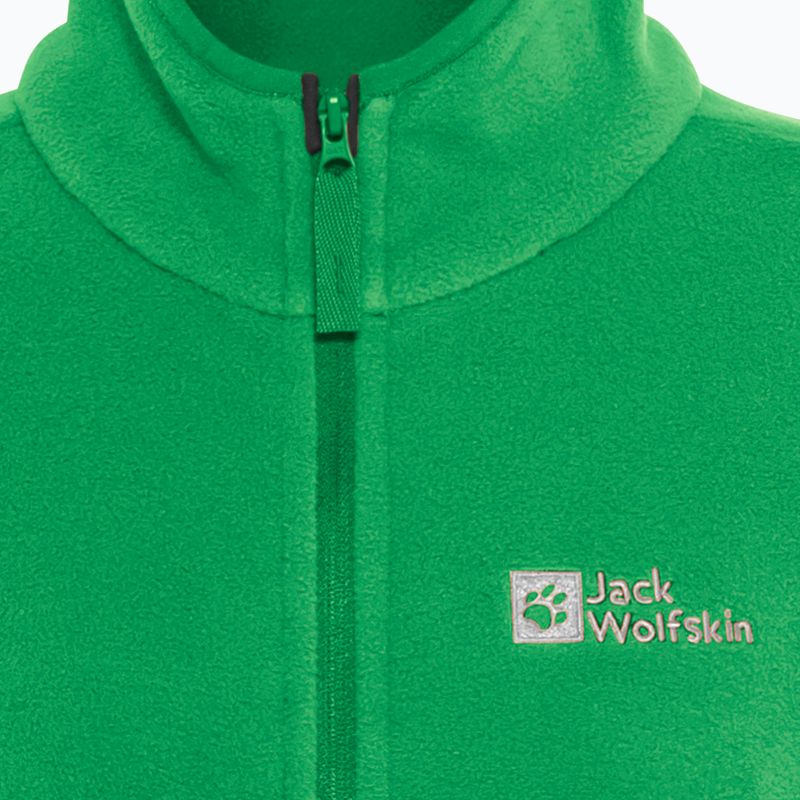 Bluza polarowa dziecięca Jack Wolfskin Taunus mystic green 4