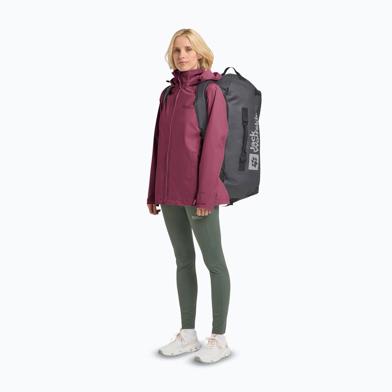 Kurtka przeciwdeszczowa damska Jack Wolfskin Trailtime 2L raisin 2