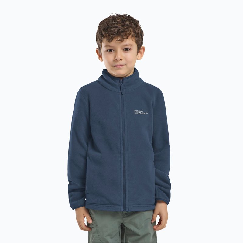 Bluza polarowa dziecięca Jack Wolfskin Taunus midnight sky 7