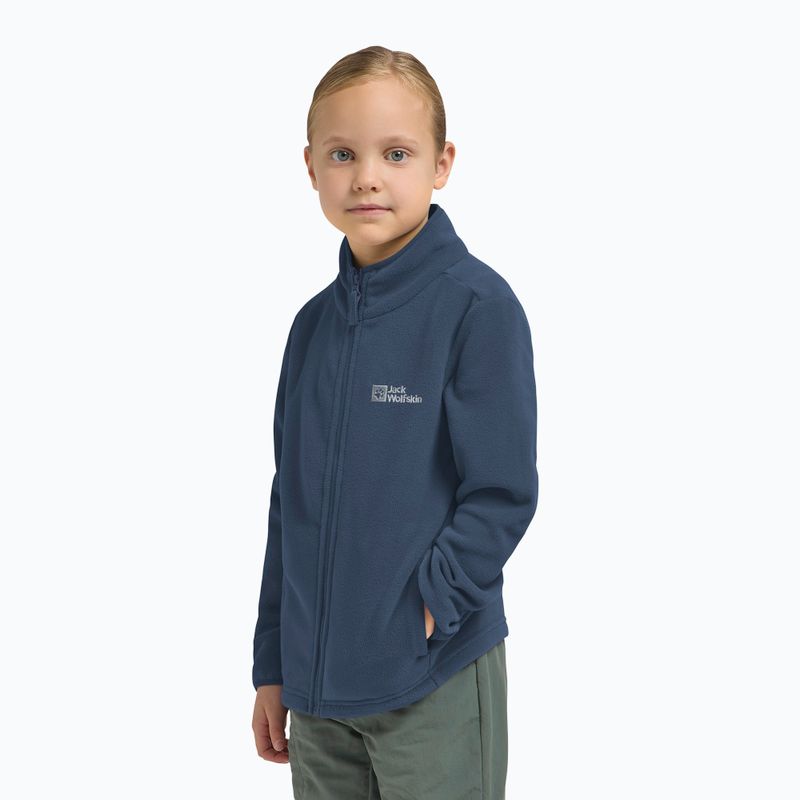 Bluza polarowa dziecięca Jack Wolfskin Taunus midnight sky 9