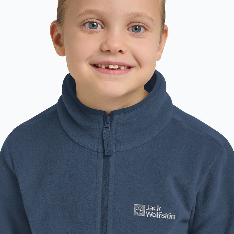 Bluza polarowa dziecięca Jack Wolfskin Taunus midnight sky 11