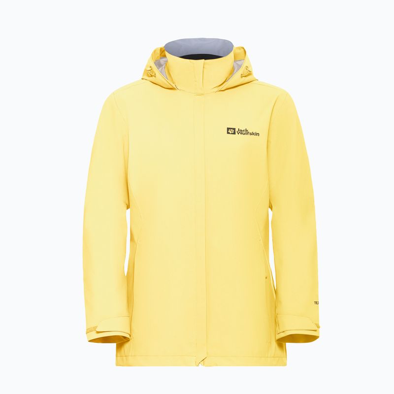 Kurtka przeciwdeszczowa damska Jack Wolfskin Trailtime 2L lemon ice 8