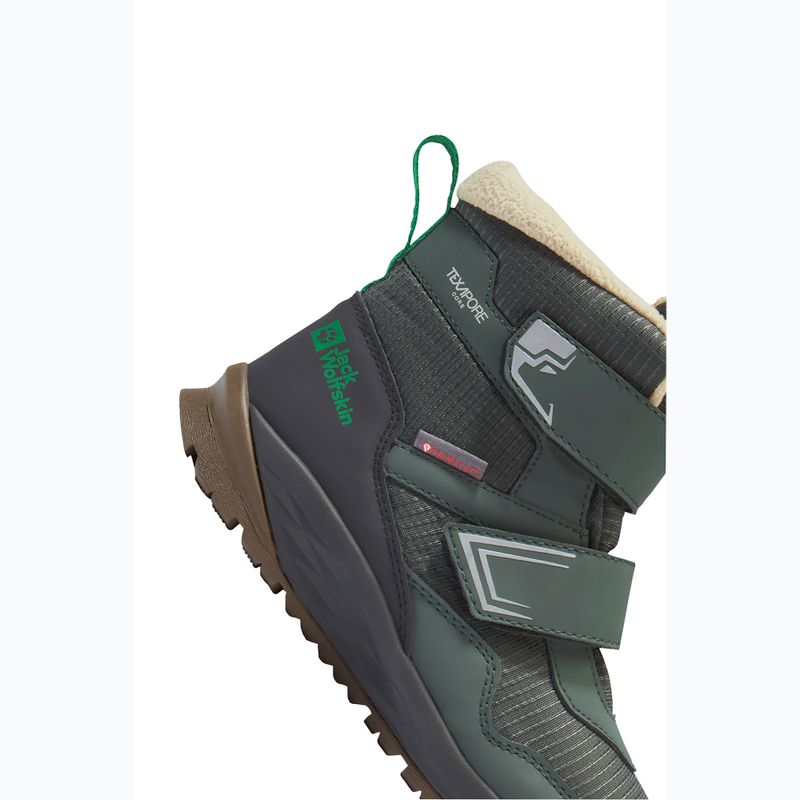 Buty dziecięce Jack Wolfskin Polar Bear-B Texapore Mid Vc mystic green 8