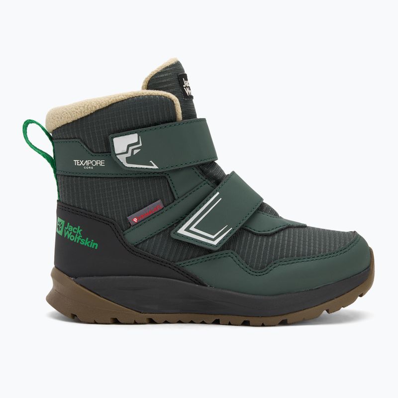 Buty dziecięce Jack Wolfskin Polar Bear-B Texapore Mid Vc mystic green 2