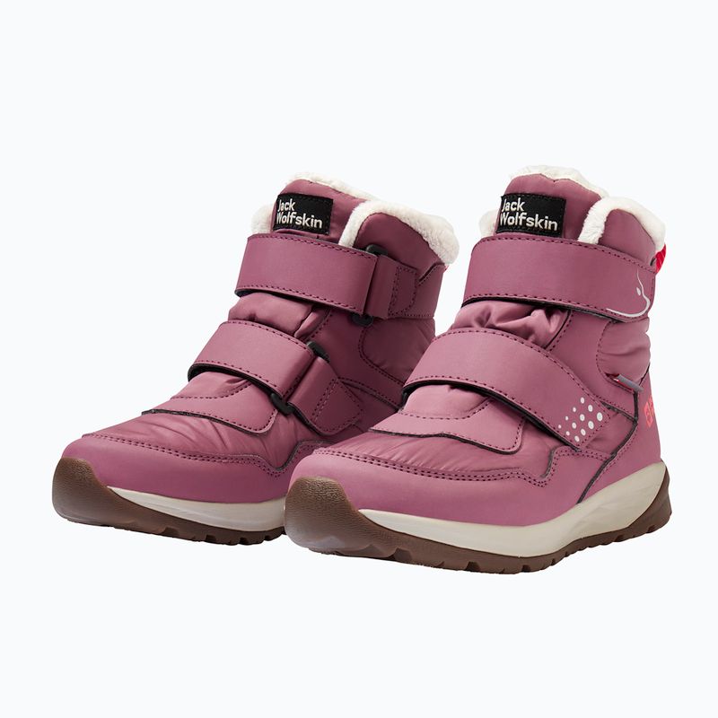 Buty dziecięce Jack Wolfskin Polar Bear-B Texapore Mid Vc raisin 3