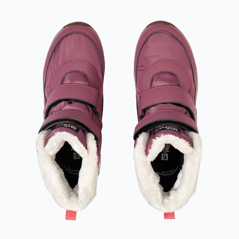 Buty dziecięce Jack Wolfskin Polar Bear-B Texapore Mid Vc raisin 5