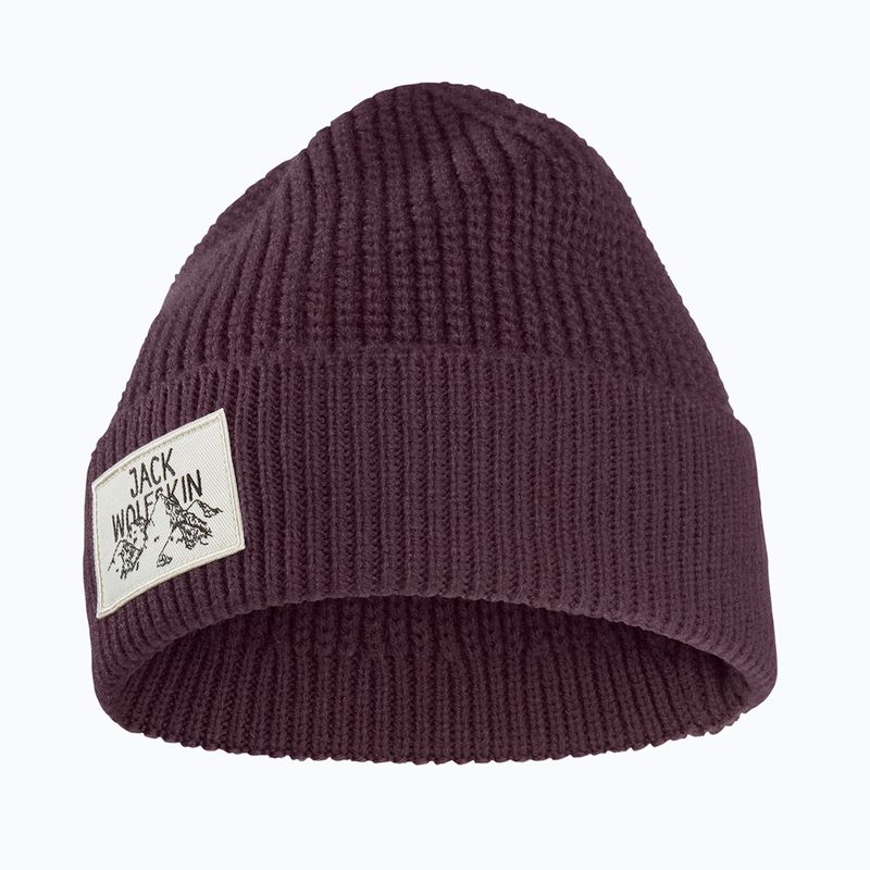 Czapka zimowa Jack Wolfskin Badge amaranth