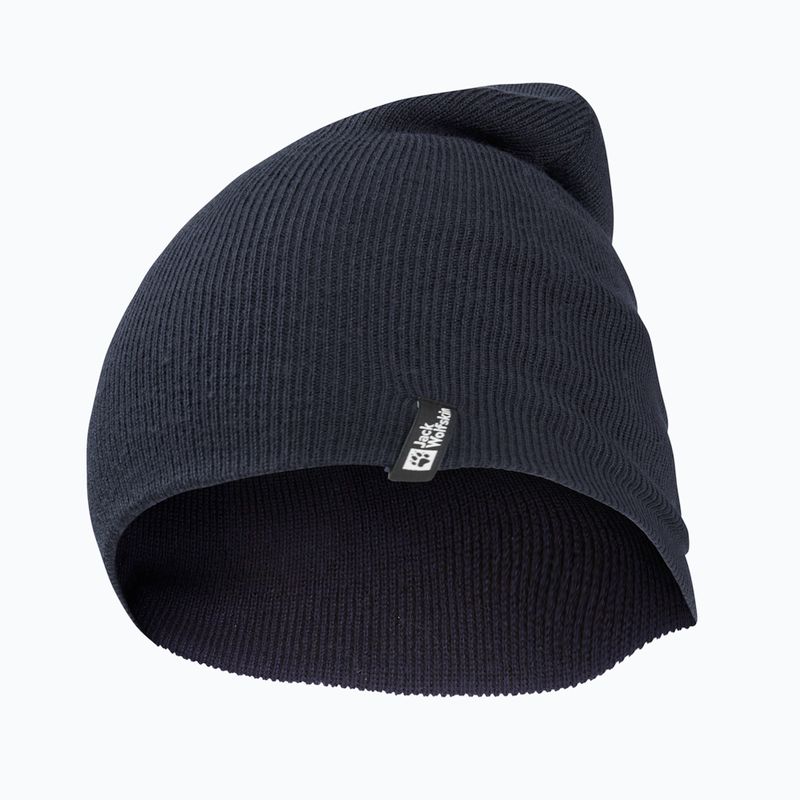 Czapka zimowa Jack Wolfskin Rib dark navy