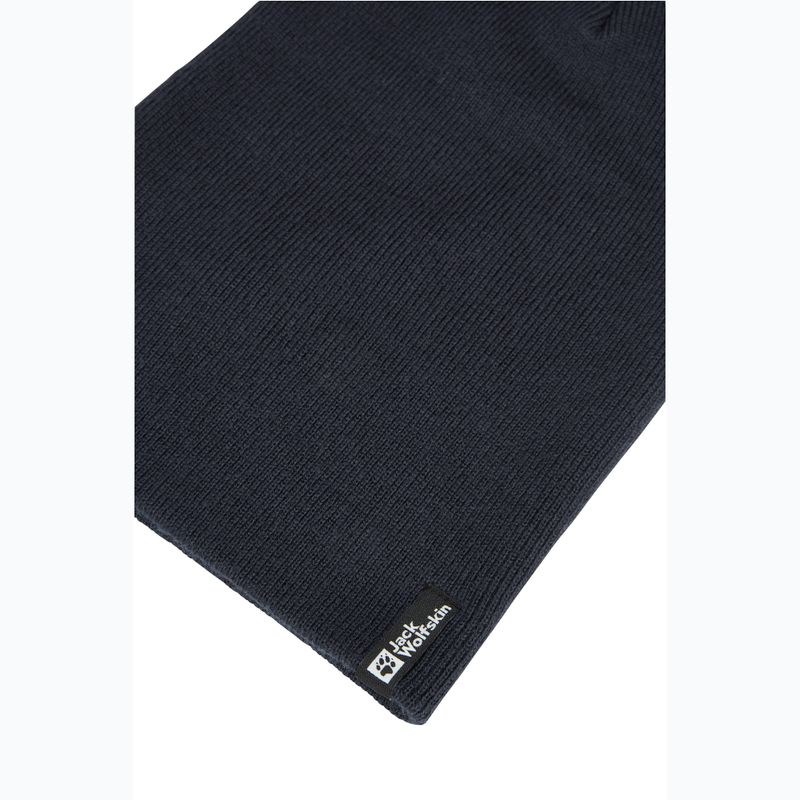 Czapka zimowa Jack Wolfskin Rib dark navy 3