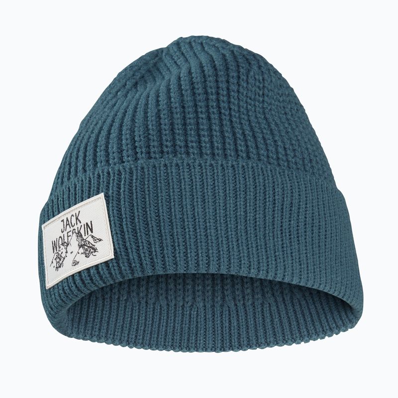 Czapka zimowa Jack Wolfskin Badge aluminium blue