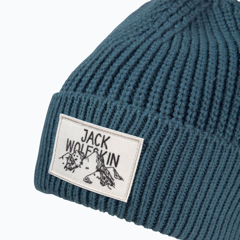Czapka zimowa Jack Wolfskin Badge aluminium blue 3