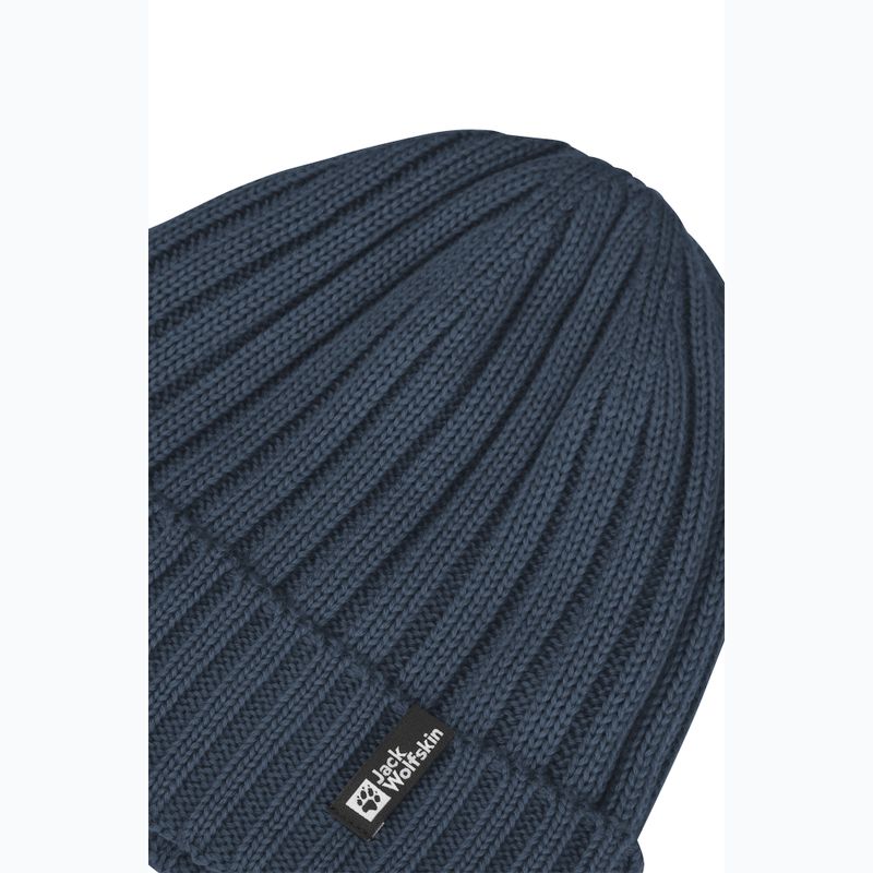Czapka zimowa Jack Wolfskin Rib Knit midnight sky 3