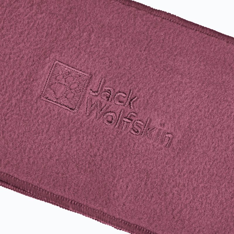 Opaska polarowa na głowę Jack Wolfskin Real Stuff raisin 3
