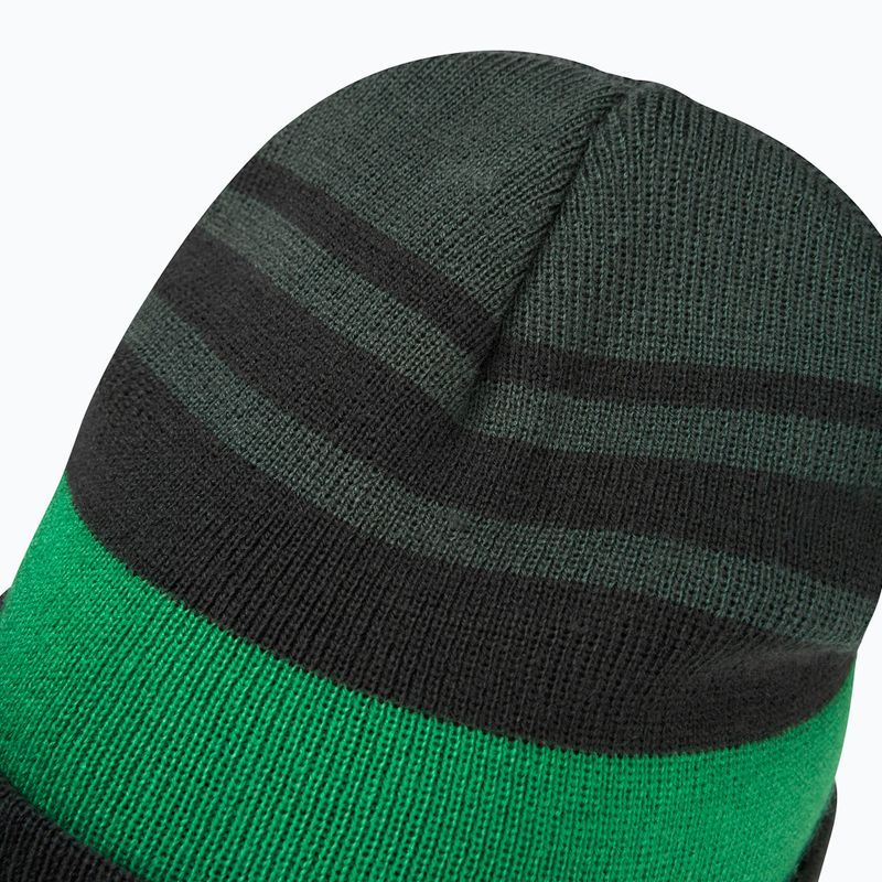 Czapka zimowa dziecięca Jack Wolfskin Stripy Knit slate green/mystic 4