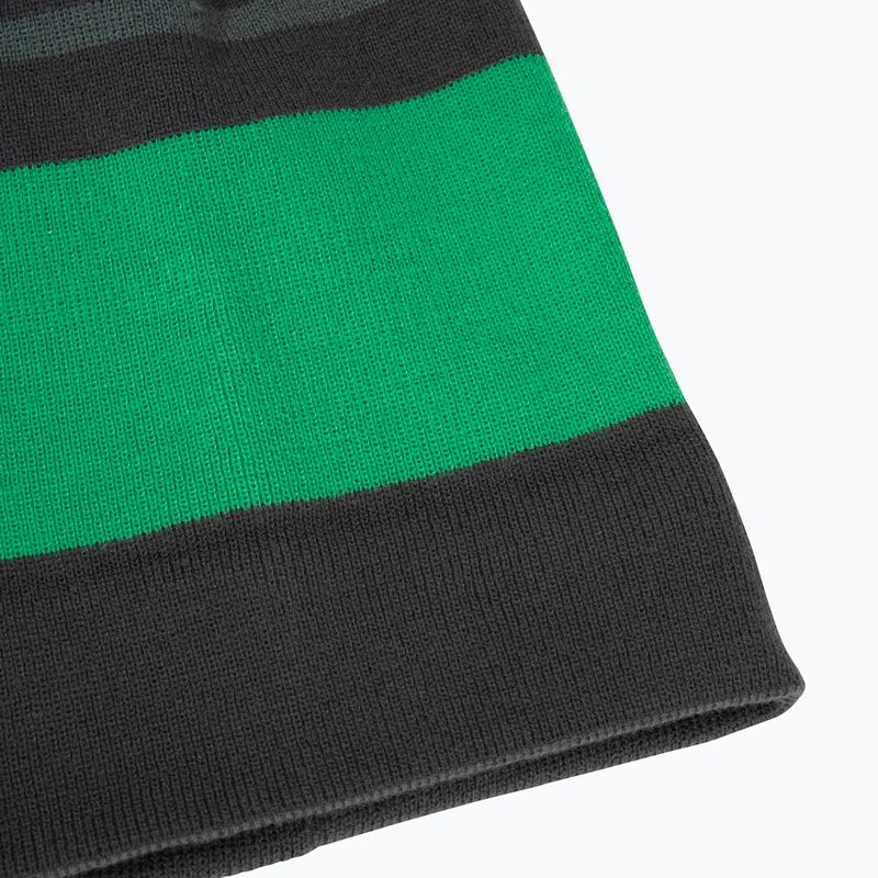 Czapka zimowa dziecięca Jack Wolfskin Stripy Knit slate green/mystic 6