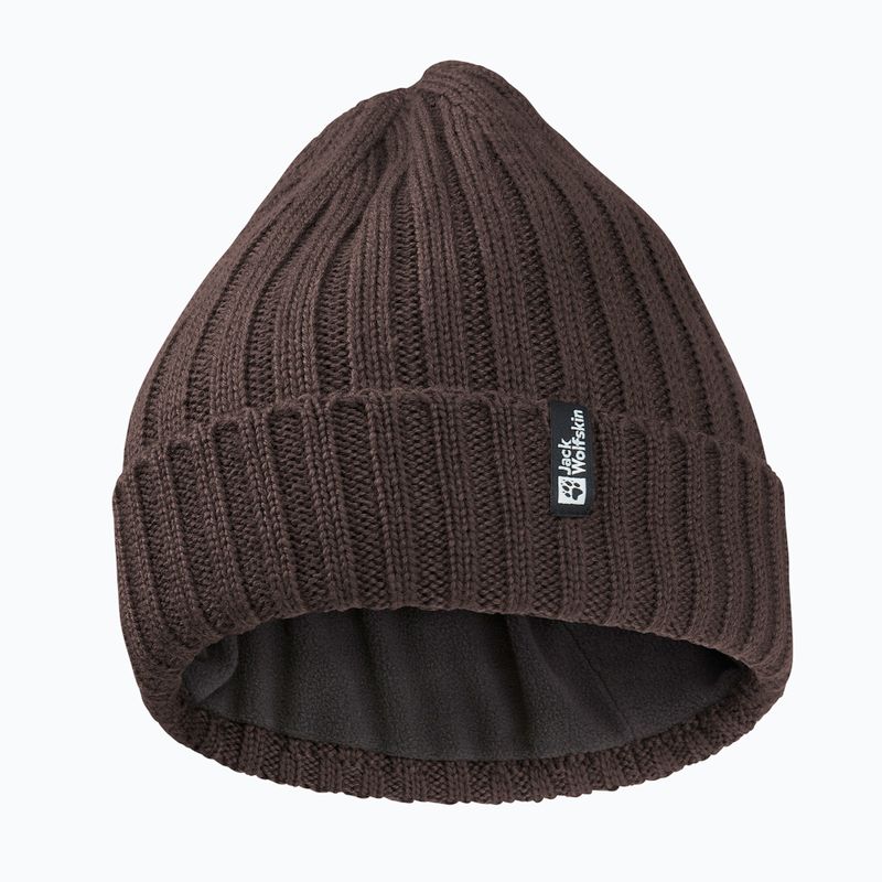 Czapka zimowa Jack Wolfskin Rib Knit peat