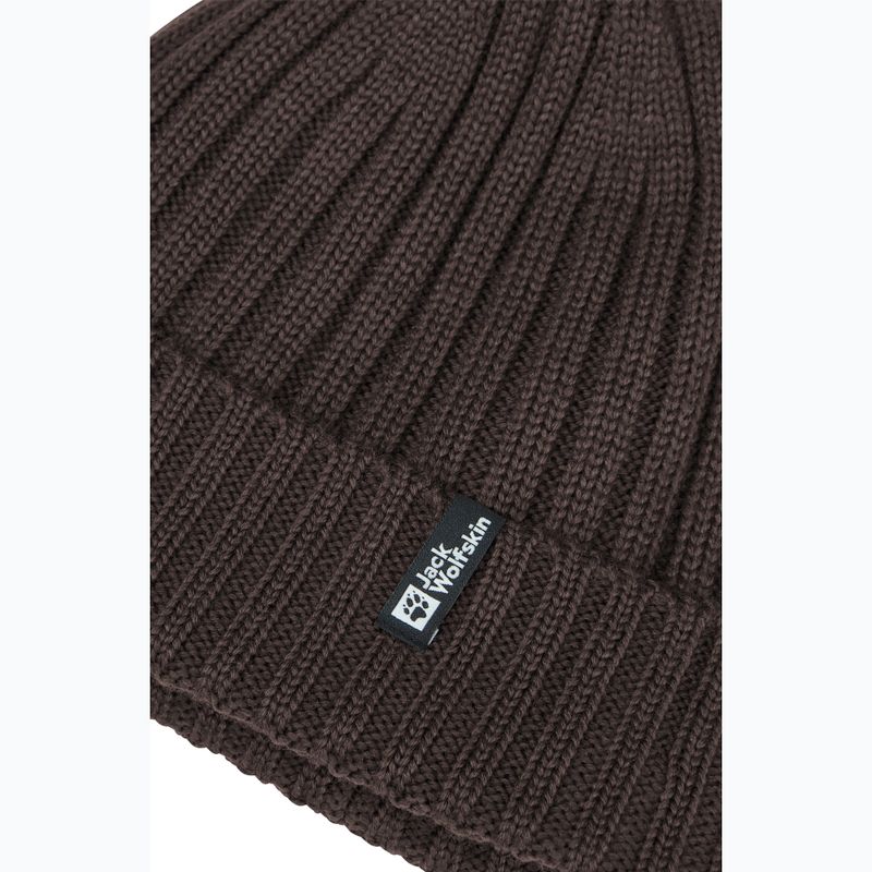 Czapka zimowa Jack Wolfskin Rib Knit peat 3
