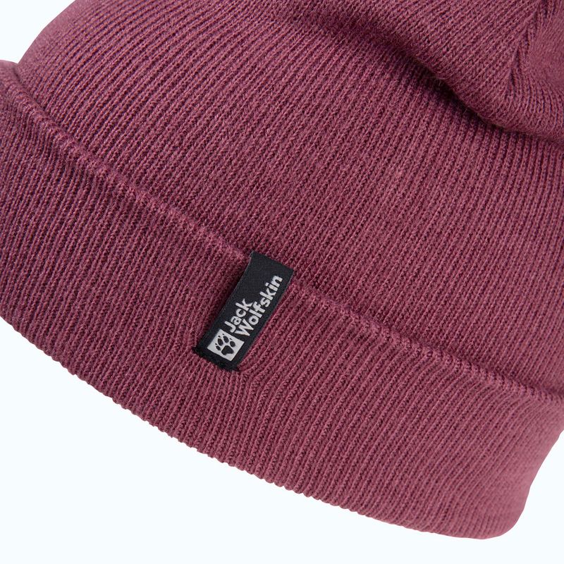 Czapka zimowa Jack Wolfskin Rib raisin 3