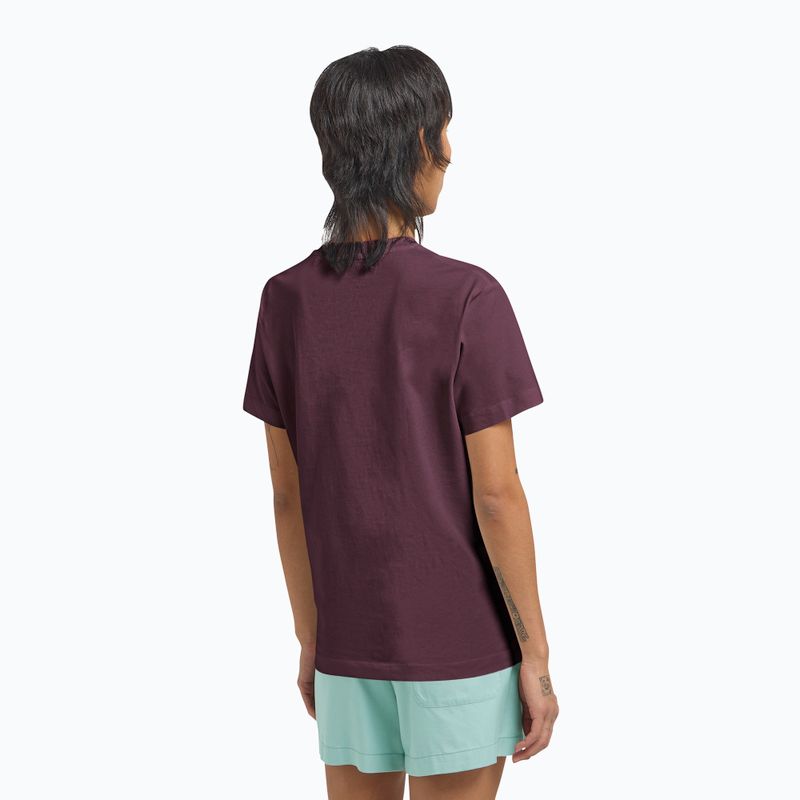 Koszulka damska Jack Wolfskin Essential amaranth 3