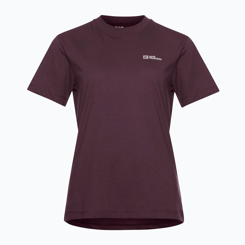 Koszulka damska Jack Wolfskin Essential amaranth 5