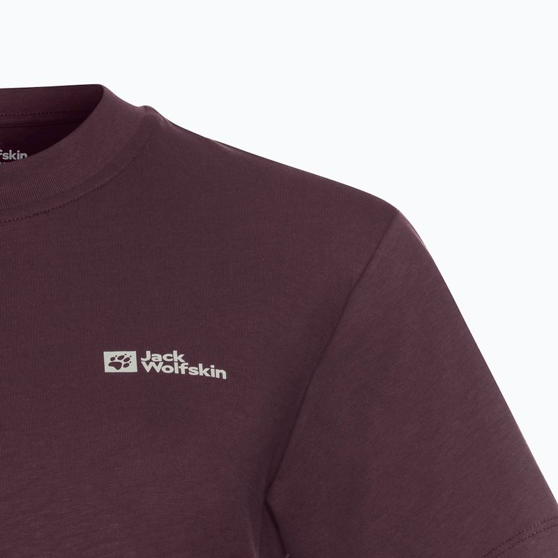 Koszulka damska Jack Wolfskin Essential amaranth 7