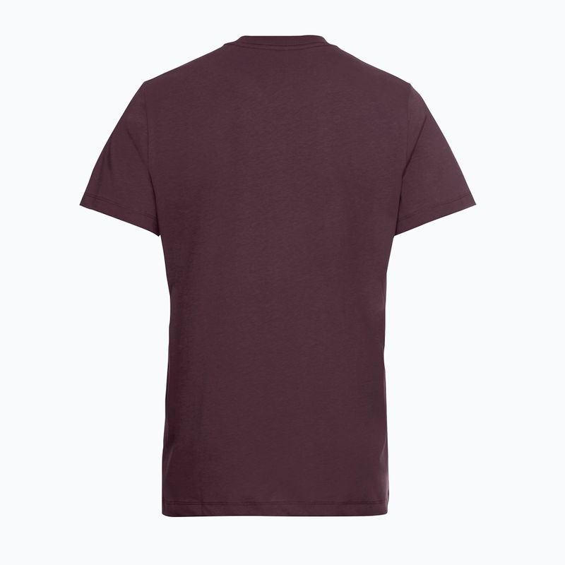 Koszulka męska Jack Wolfskin Essential amaranth 7