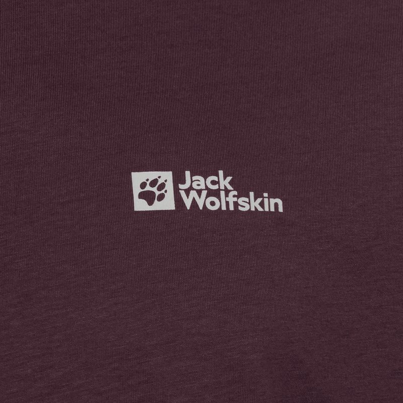 Koszulka męska Jack Wolfskin Essential amaranth 8