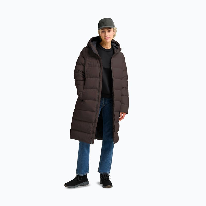Płaszcz puchowy damski Jack Wolfskin Frozen Palace peat 2